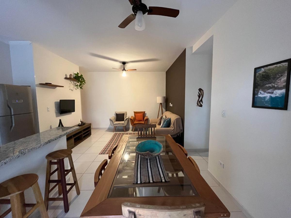 Apt 2 suites com ar condicionado e piscina Ubatuba Exterior foto